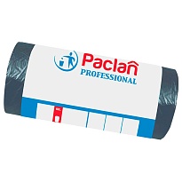Мешки для мусора 60 л, черные, в рулоне 50 шт., ПНД, 6,2 мкм, 800х600 мм, PACLAN Professional, 604078 в Муроме