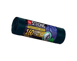 Мешки для мусора 160 л, двухслойные, синие, в рулоне 10 шт., ПВД, 30 мкм, 1100х800 мм, GRIFON SUPER POWER , 101-092 в Муроме