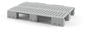 Поддон пластиковый перфорированный с бортиками серый в Муроме