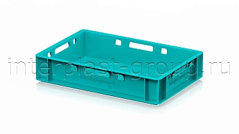 Ящик для мяса и колбасных изделий Е-1 бирюзовый в Муроме Ящик для мяса и колбасных изделий Е-1 бирюзовый в Муроме
