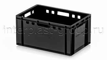 Ящик для мяса и колбасных изделий Е-3 черный в Муроме Ящик для мяса и колбасных изделий Е-3 черный в Муроме