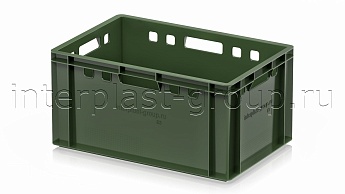 Ящик для мяса и колбасных изделий Е-3 зеленый в Муроме Ящик для мяса и колбасных изделий Е-3 зеленый в Муроме
