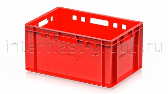 Ящик для мяса и колбасных изделий Е-3 красный в Муроме Ящик для мяса и колбасных изделий Е-3 красный в Муроме