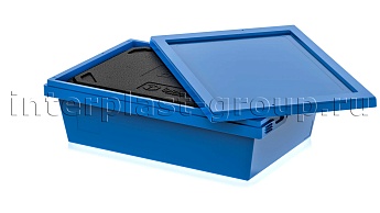 Изотермический контейнер KV 6416 в сборе с крышкой голубой в Муроме