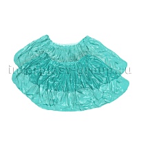 Бахилы бирюзовые 2000 шт (1000 пар), 16 мкм, однослойные, с одной резинкой, Эконом в Муроме