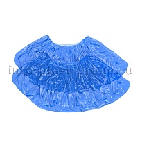 Бахилы голубые 2000 шт (1000 пар), 16 мкм, однослойные, с одной резинкой, Эконом в Муроме