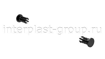 Комплект осей для крышки контейнера 120 л.  черный в Муроме