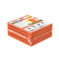 Мешки для мусора 160 л, оранжевые, в пачке 10 шт., ПВД, 40 мкм, 900х1100 мм, i-Bag в Муроме