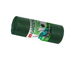 Мешки для мусора 240 л, двухслойные, зеленый, в рулоне 10 шт., ПВД 35 мкм, 1400х1100 мм, GRIFON PROFF GARDEN, 101-520 в Муроме