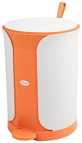 Контейнер для мусора Sтилъ с педалью 18 л оранжевый 18 оранжевый в Муроме