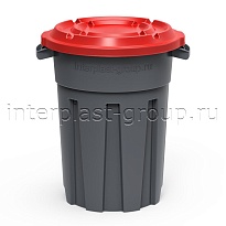 Мусорный бак универсальный  80 л серый 80 серый в Муроме