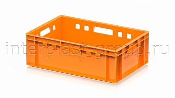 Ящик для мяса и колбасных изделий Е-2 оранжевый в Муроме Ящик для мяса и колбасных изделий Е-2 оранжевый в Муроме
