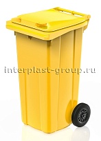 Мусорный контейнер 120 л желтый 120 желтый в Муроме