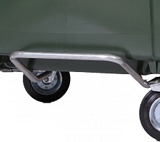 Педаль для мусорного контейнера 1100 л.  серый в Муроме