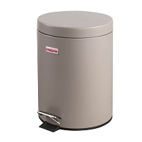 Ведро-контейнер для мусора (урна) с педалью LAIMA Classic, 5 л, серое, матовое, металл, со съемным внутренним ведром в Муроме Ведро-контейнер для мусора (урна) с педалью LAIMA Classic, 5 л, серое, матовое, металл, со съемным внутренним ведром в Муроме