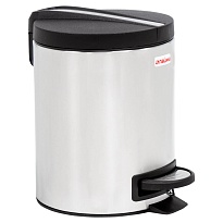 Ведро-контейнер для мусора (урна) с педалью LAIMA Modern, 5 л, матовое, нержавеющая сталь в Муроме Ведро-контейнер для мусора (урна) с педалью LAIMA Modern, 5 л, матовое, нержавеющая сталь в Муроме